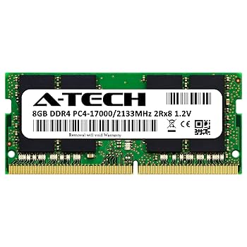 A-Tech 8GB DDR4 2133MHz SODIMM PC4-17000 2Rx8 Dual Rank 260